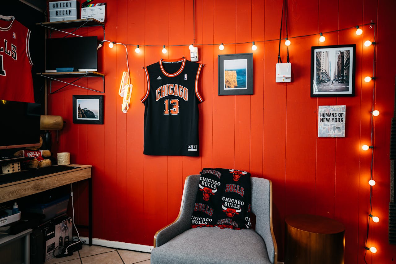 Idées déco inspirantes pour une chambre rouge