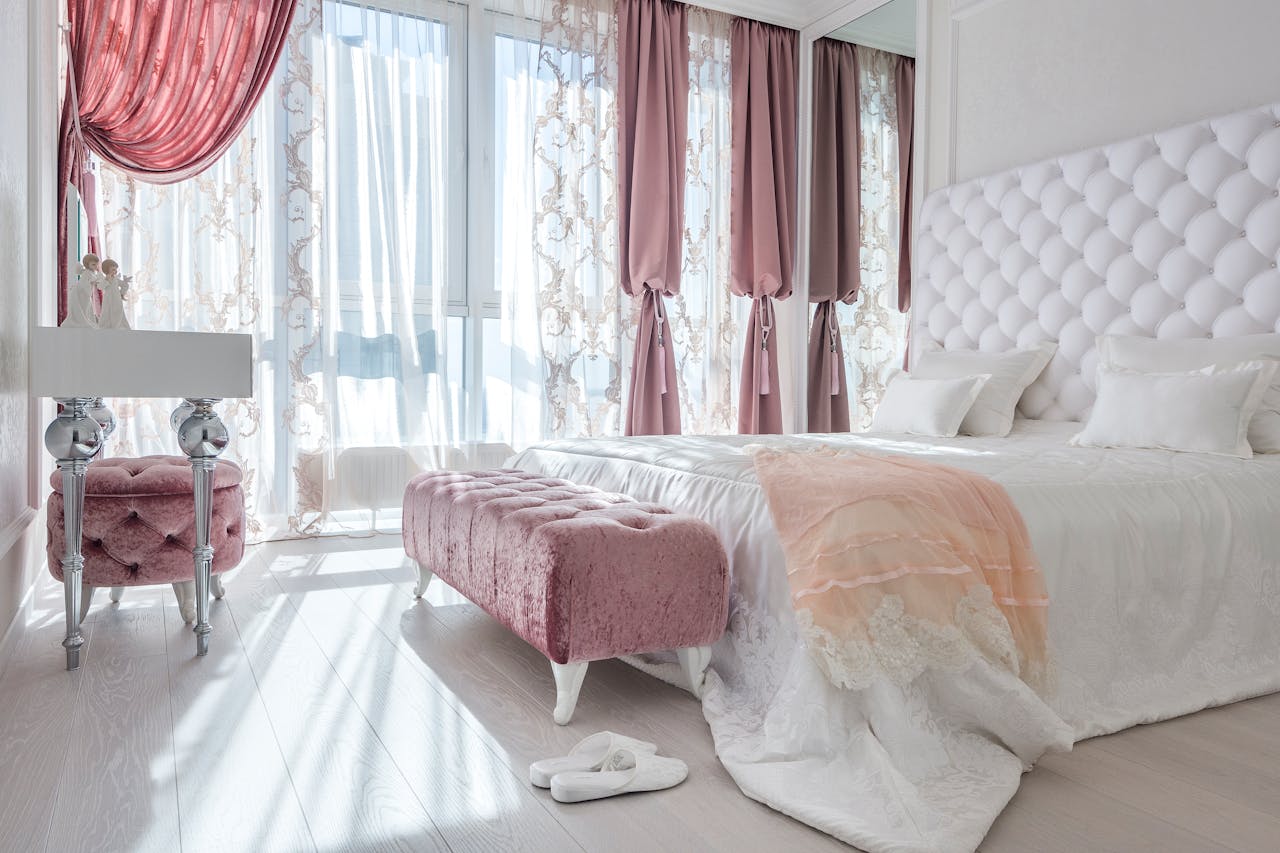 chambre adulte en un espace chic